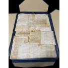 MANUSCRITO. ARQUIVO DA FAMILIA TÁVORA. 54 Manuscritos. Séc. XIV ao XIX