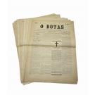 TAUROMAQUIA. O BOTAS. Semanario de Critica e Tauromachica. Nº1 junho de 1901 (ao Nº 11 agosto de 1901 + Número extraordinário julho de 1902 + 2º anno – Nº1 – 2ªsérie). Redactor: Baptista Diniz.