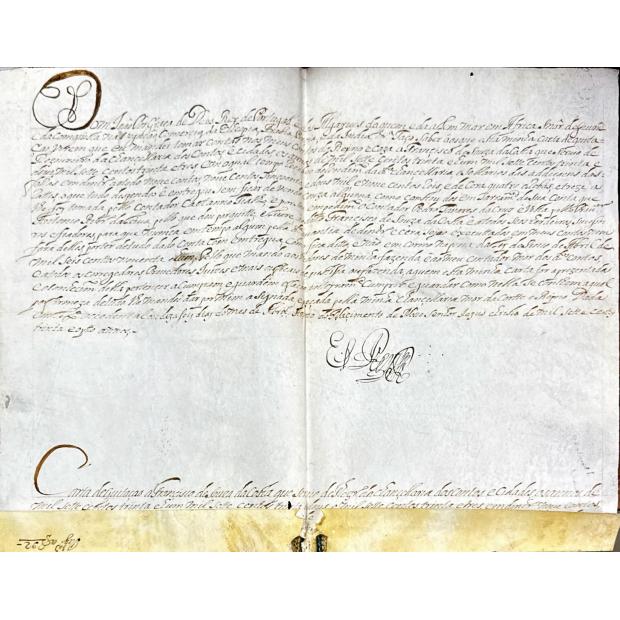 MANUSCRITO. D. JOÃO V. 1738