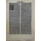 INCUNÁBULO. ANCONA. Augustinus de. - SUMMA DE POTESTATE ECCLESIASTICA. (Edição de Paulus de Bergamo).