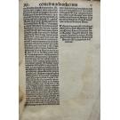 INCUNÁBULO. ANCONA. Augustinus de. - SUMMA DE POTESTATE ECCLESIASTICA. (Edição de Paulus de Bergamo).