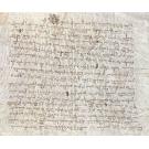 MANUSCRITO. CARTA DE VENDA. Évora. 1399.