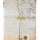MANUSCRITO. CARTA DE SENTENÇA. D. AFONSO V. GÓIS. 1448.