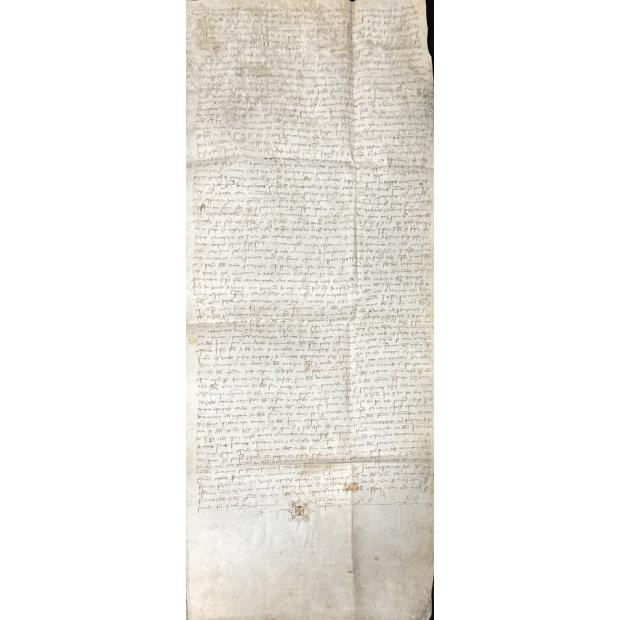 MANUSCRITO. CARTA DE VENDA. SANTARÉM. 1462.