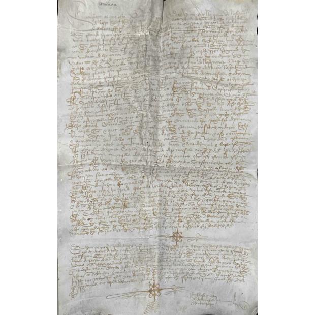 MANUSCRITO. CARTA DE VENDA. Barcelos. 1502.