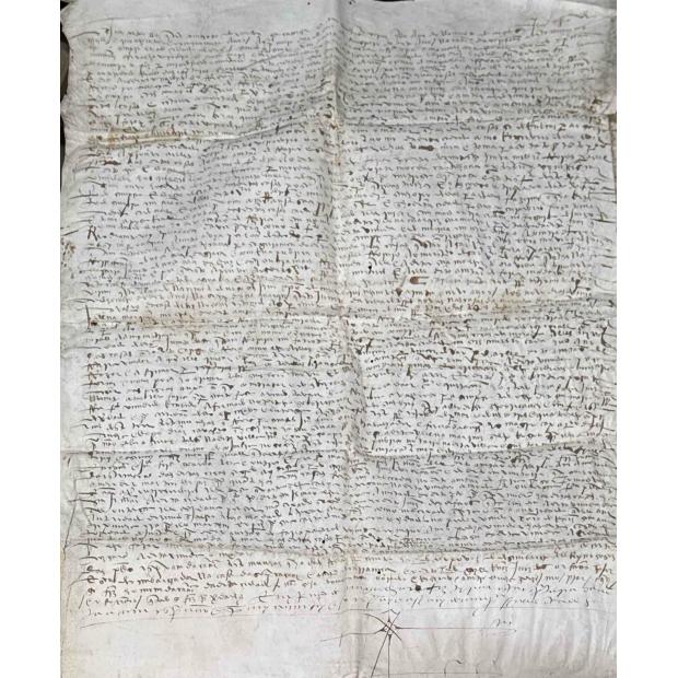 MANUSCRITO. CARTA DE VENDA. Lisboa. 1550.