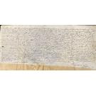 MANUSCRITO. D. FILIPE. CARTA DE LEGITIMAÇÃO. Braga. 1597.