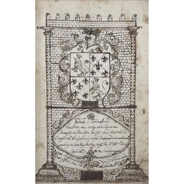 MANUSCRITO. GENEALOGIA E SUA DESCENDENCIA. 