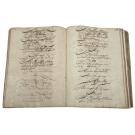 MANUSCRITO. FORMULÁRIO DOS TRATAMENTOS DE COMO SE DEVEM FAZER AS CARTAS. Séc. XVIII.