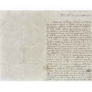 MANUSCRITO. CARTA DE SIMÃO JOSÉ DA LUZ SORIANO dirigida ao General Augusto Xavier Palmeirim. 