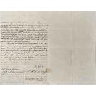 MANUSCRITO. CARTA DE SIMÃO JOSÉ DA LUZ SORIANO dirigida ao General Augusto Xavier Palmeirim. 