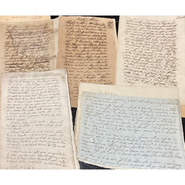 MANUSCRITO. FREI FRANCISCO DE S. LUIZ, CARDEAL SARAIVA. (Guerra Peninsular)