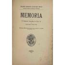 MEMORIA. O Supremo Conselho do Grau 33 e o Grande Oriente Lusitano Unido. Publicação deliberada pela Grande Loja em sessão de 11 de agosto de 1914 (E.:. V.:.). 