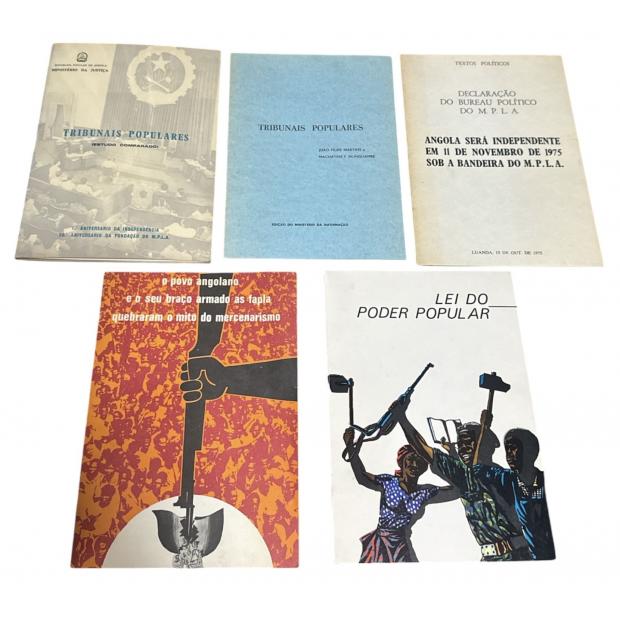 ANGOLA. Propaganda da Independência. 5 obras.