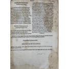 incunábulo (pós). LUCANUS, Marcus Annaeus. - CIVILIS BELLI CAESARIS ET PO[M]PEI LIBRI DECE[M] suo nitori restituti.
