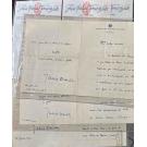 JÚLIO DANTAS. 6 Cartas manuscritas para o Ministro Gustavo Cordeiro Ramos.