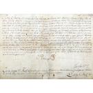 MANUSCRITO. D. MARIA - PRINCIPE REGENTE D. JOÃO VI. VILLA RICA (Brasil). 1794