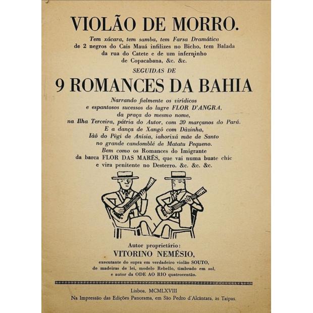 NEMÉSIO, Vitorino. - VIOLÃO DO MORRO.