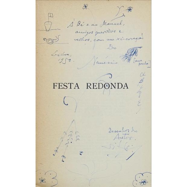 NEMÉSIO, Vitorino. - FESTA REDONDA. Décimas e Cantigas de Terreiro Oferecidas ao Povo da Ilha Terceira, por... natural da dita Ilha. (assinado).