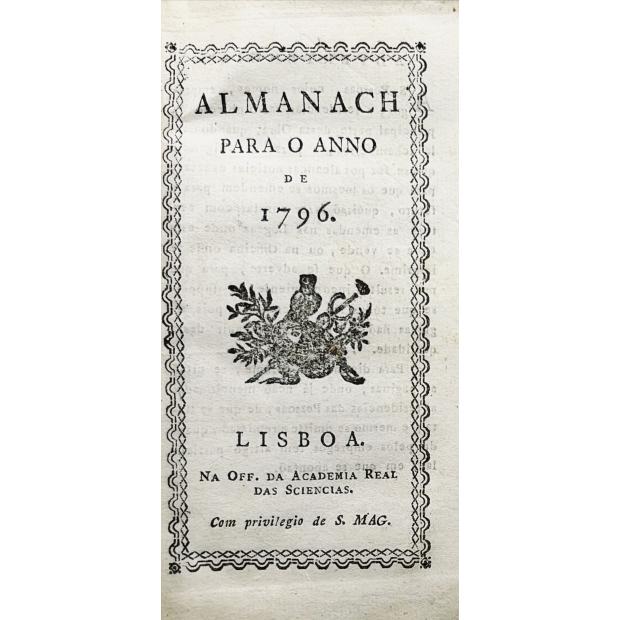 ALMANACH PARA O ANNO DE 1796. 