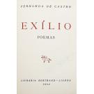 CASTRO, Fernanda de. - EXÍLIO. Poemas. 