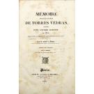 JONES, Sir John Thomas. - MÉMOIRE SUR LES LIGNES DE TORRES VEDRAS Élevés pour couvrir Lisbonne en 1810.