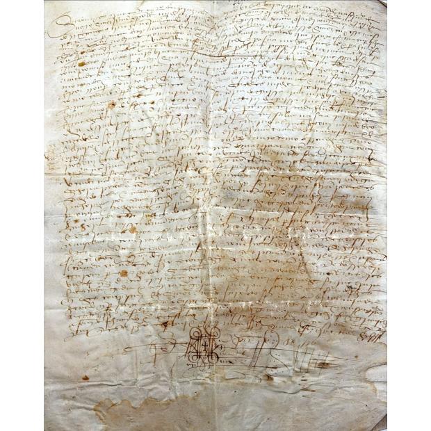 manuscrito. CARTA DE COMPRA. Quinta da Várzea da Ovelha, no termo de Gestaçô. 1511.