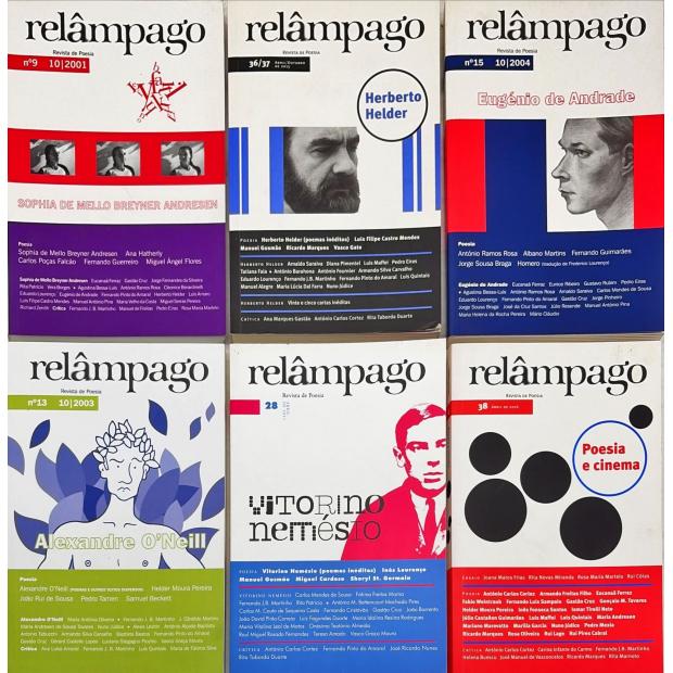 RELÂMPAGO. Revista de Poesia. 25 Vols.