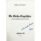 SENA, Jorge. - OS GRÃO-CAPITÃES. Uma sequência de contos.