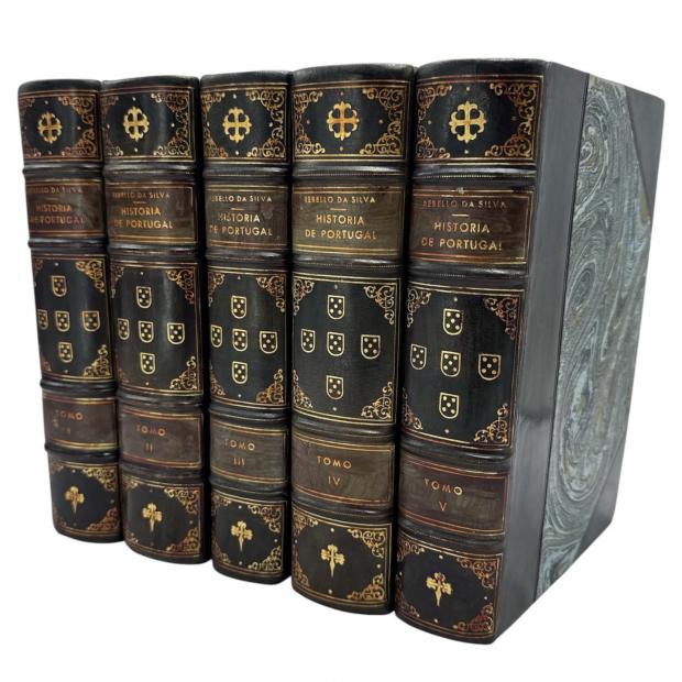 SILVA, Luis Augusto Rebello da. - HISTÓRIA DE PORTUGAL NOS SÉCULOS XVII E XVIII. Tomo I (ao V). 