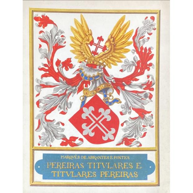 TAVORA, D. Luiz Gonzaga de Lancastre e. - PEREIRAS TITULARES E TITULARES PEREIRAS. 