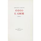 BOTTO, António. - ÓDIO E AMOR. Poemas. 