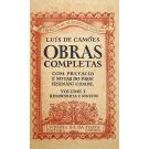 CAMÕES, Luis de. - OBRAS COMPLETAS. Volume I - Redondilhas e Sonetos (a lição das primeiras edições e variantes). Volume II - Géneros Liricos Maiores. Volume III - Autos e Cartas. Volumes IV e VI - Os Lusíadas. Prefácio e notas do Prof. Hernâni Cidade