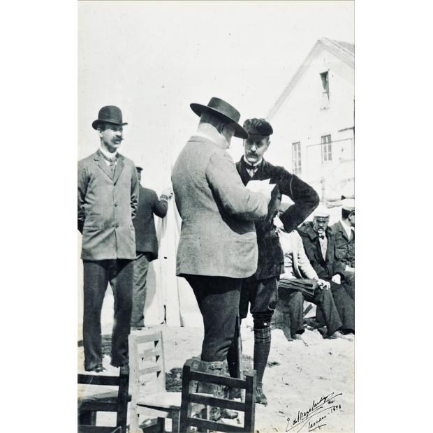 REI D. CARLOS. Preparativos para as Campanhas Oceanográficas do Iate Amélia. Cascais. 1898.