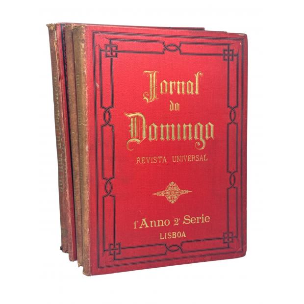 JORNAL DO DOMINGO. Revista universal. Semanário Ilustrado. Vol. I (ao III e I da 2ª série). 