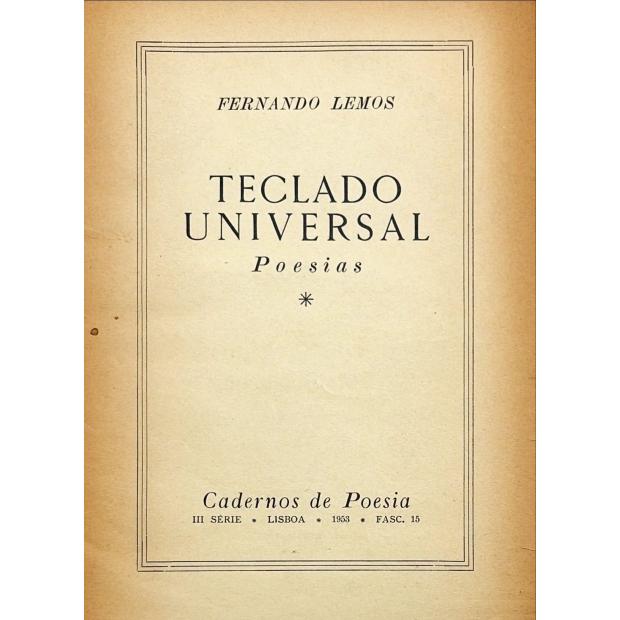 LEMOS, Fernando. - TECLADO UNIVERSAL. Poesias.