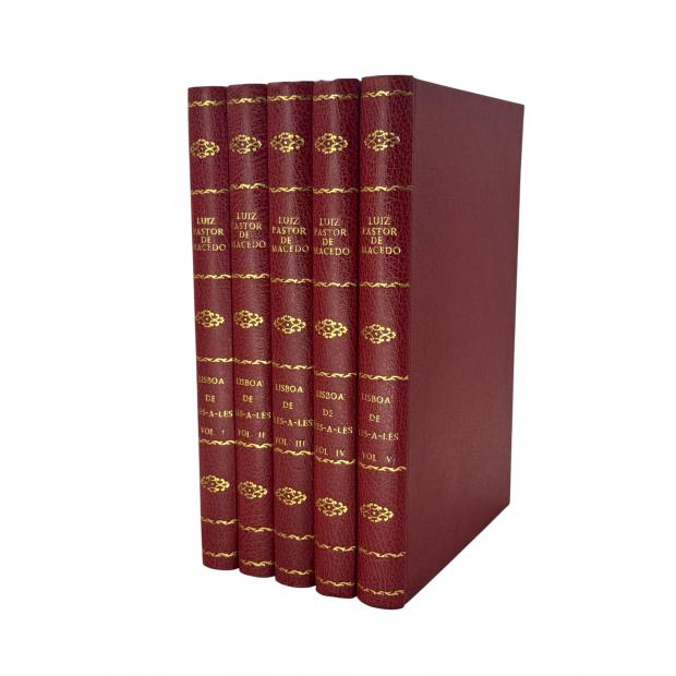 MACEDO, Luis Pastor de. - LISBOA DE LÉS-A-LÉS. Subsídios para a história das vias públicas da cidade. Volume I (ao V). 