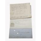 Manuscrito. D. PEDRO V. Conjunto de 3 manuscritos.