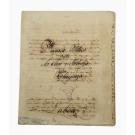 Manuscrito. DISCURSO POLÍTICO AO CLERO E À NOBREZA PORTUGUESA. 1823