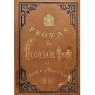 PROVAS DA FUNDIÇÃO DE TYPOS DA IMPRENSA NACIONAL. 1888.