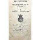 REGULAMENTO DO COMMISARIADO DE VIVERES, E TRANSPORTES, PARA O EXERCITO PORTUGUEZ. 