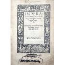 HUTTICH, Johann. - IMPERATORUM ET CAESARUM Vitae, cum Imaginibus ad vivam effigiem expressis. Libellus auctus cum elencho et Iconiis Consulum ab Authore. 