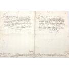 Manuscrito. D. FILIPE I. 2 Alvarás Régios de 1586 e 1587. Madeira, India e Mazagão.