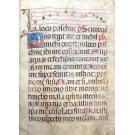 Manuscrito. CANTOCHÃO. OFÍCIO DO DEFUNTOS DO RITO ROMANO. 1452.