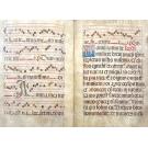 Manuscrito. CANTOCHÃO. OFÍCIO DO DEFUNTOS DO RITO ROMANO. 1452.
